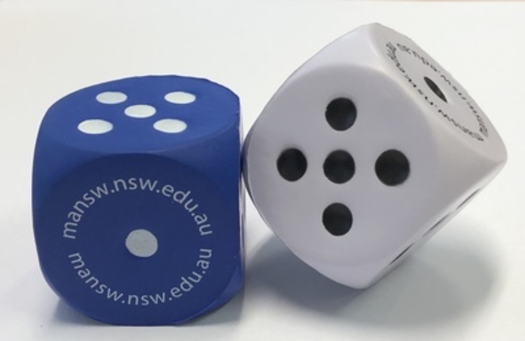 Large Foam Dice - Bulk Pack